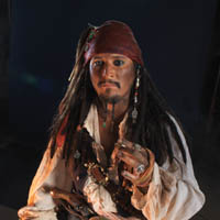 Ken Byrne as Captain Jack Sparrow Celebrity Impersonator -Cincinnati Makeup Artist Jodi Byrne 6